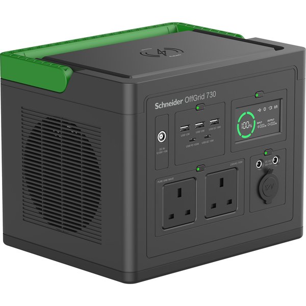 APC SE OffGrid Portable Power Station 730 - Li-Ion battery. LCD. 2x UK