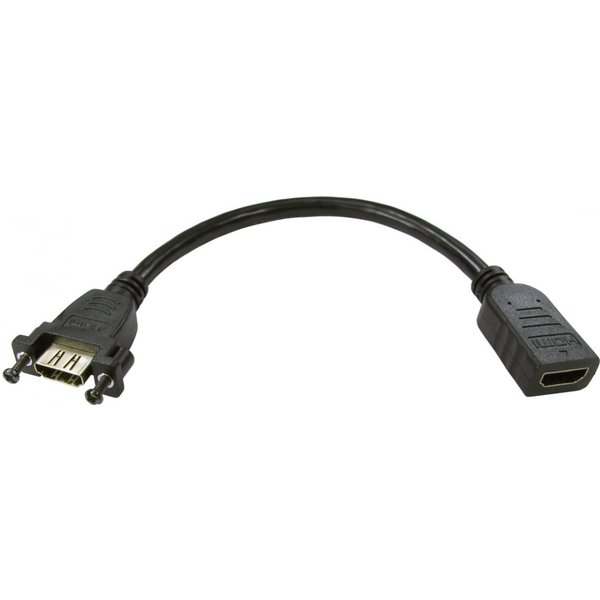 Cables Direct 99HDHS-STUB-BK HDMI cable 0.2 m HDMI Type A (Standard) B