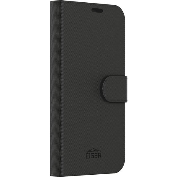 EIGER EGCA00633 mobile phone case 16 cm (6.3") Wallet case Black
