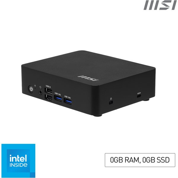 MSI Cubi NUC TWG N250 BB (Intel N250. NO RAM. NO SSD. NO OS) - Barebon