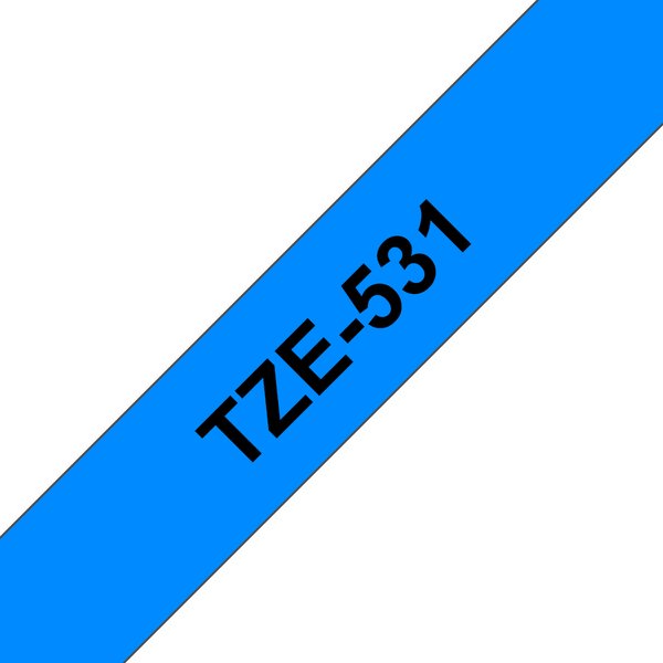 Brother TZE-531 DirectLabel black on blue Laminat 12mm x 8m for Brothe