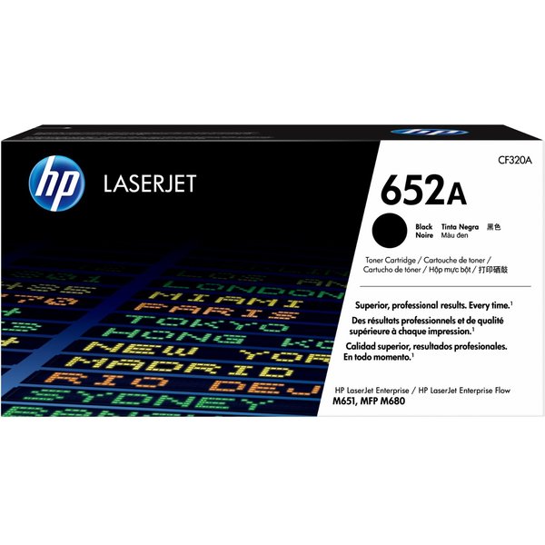 HP CF320A/652A Toner cartridge black. 11.5K pages ISO/IEC 19798 for HP