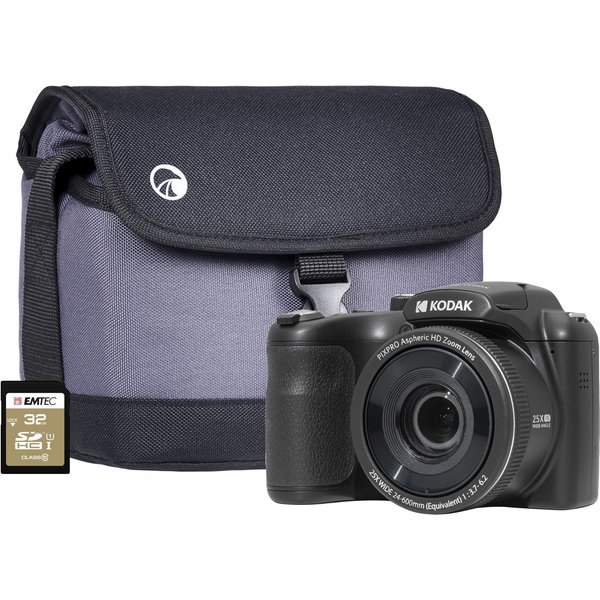 Kodak PIXPRO AZ255 16MP 25x Astro Zoom Bridge Camera - Black - Camera