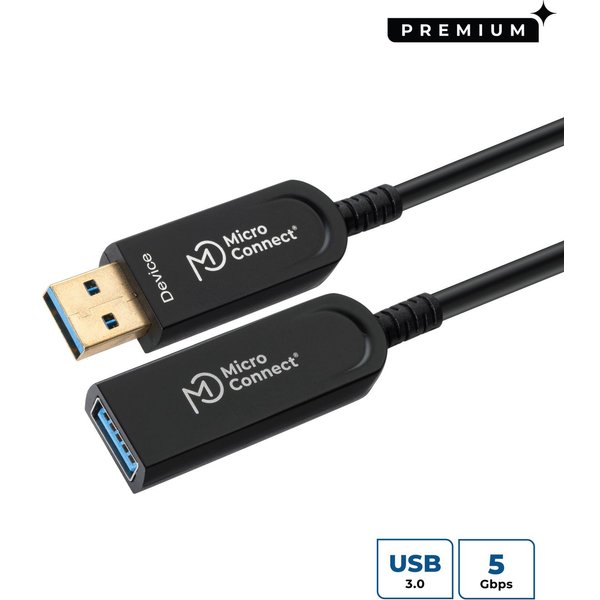 Microconnect MC-USB3.0AAF25AOP USB cable USB 3.2 Gen 2 (3.1 Gen 2) 25