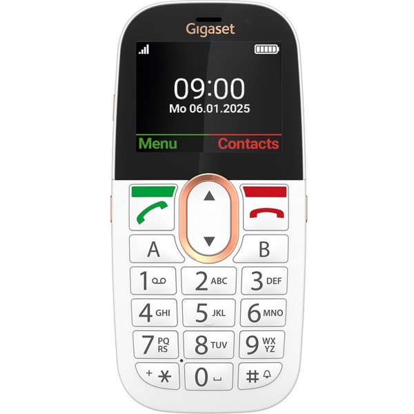 Gigaset GL695 5.87 cm (2.31") 113 g White Senior phone