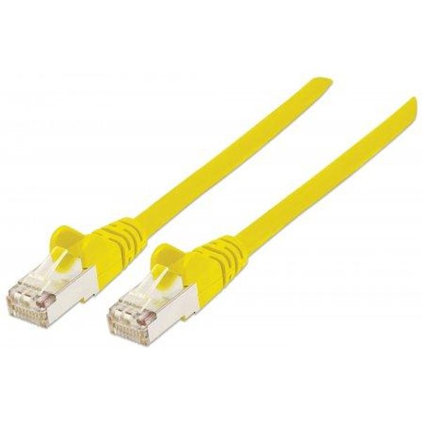 Intellinet Network Patch Cable. Cat5e. 10m. Yellow. CCA. SF/UTP. PVC.