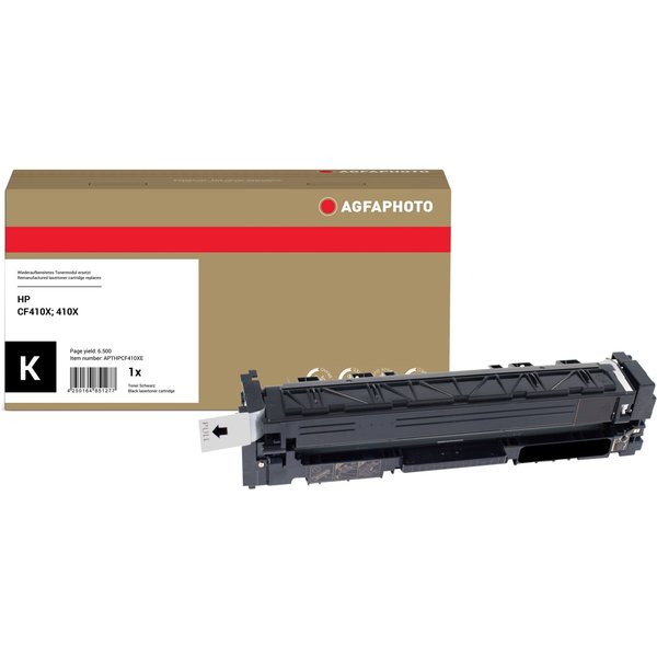 AgfaPhoto Compatible Toner Cartridge. Black. Replacement for HP CF410X