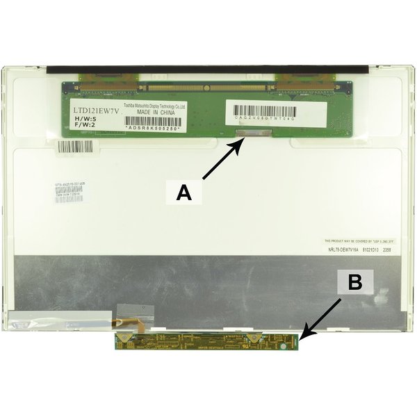 2-Power 12.1 WXGA 1280x800 LED Matte Screen