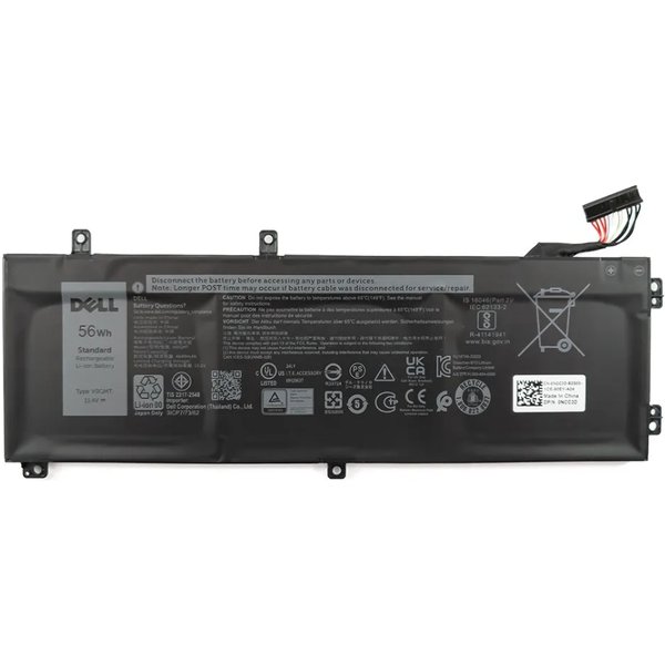 DELL NCC3D industrial rechargeable battery Lithium-Ion (Li-Ion) 4600 m