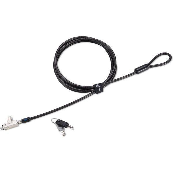 Kensington Slim N17 2.0 Keyed Laptop Lock for Wedge-Shaped Slots - Mas