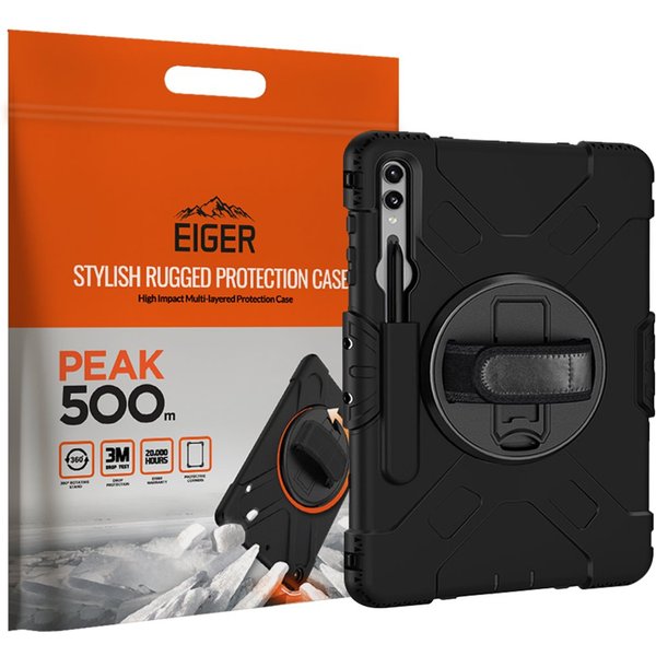 EIGER EGPE00164 tablet case 31.5 cm (12.4") Cover Black