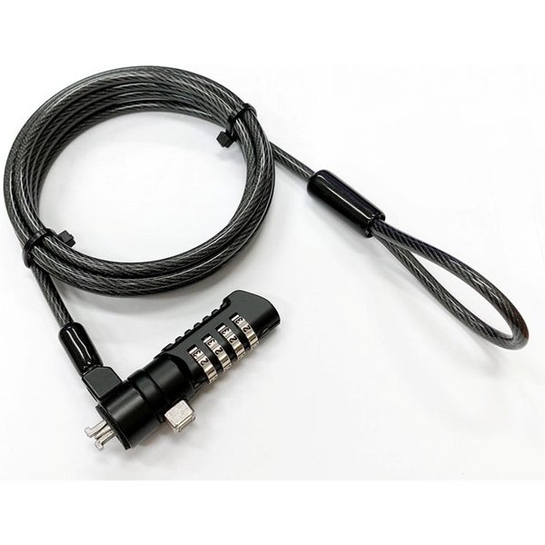 eSTUFF GLB220105 cable lock Black 1.8 m