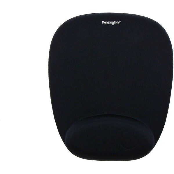 Kensington Foam Mousepad with Integral Wrist Rest Black
