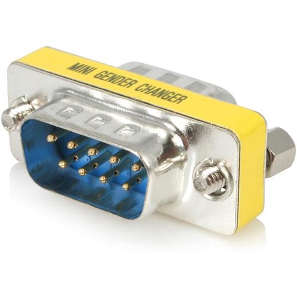 StarTech.com Slimline Serial DB9 Gender Changer - M/M
