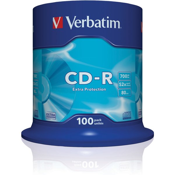 Verbatim CD-R Extra Protection 700 MB 52x 100 pc(s)