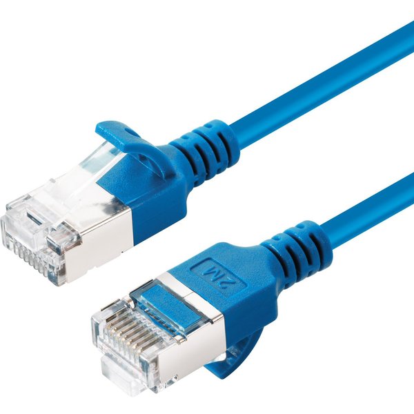 Microconnect V-FTP6A10B-SLIM networking cable Blue 10 m Cat6a U/FTP (S