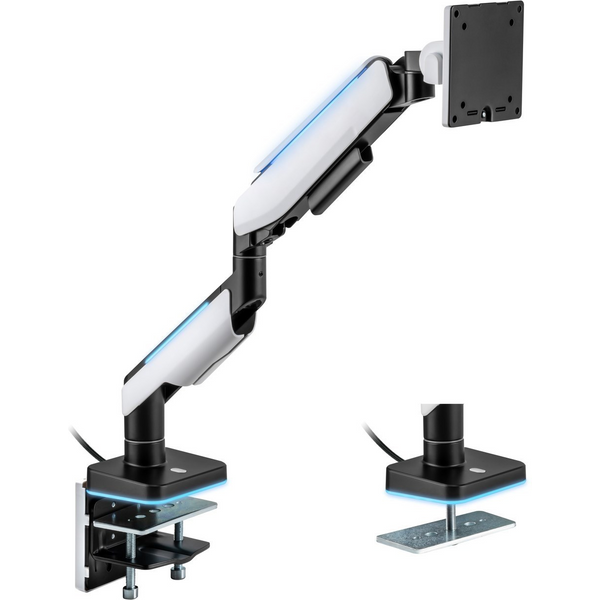 electriQ Premium Gaming Single Monitor Arm with RGB