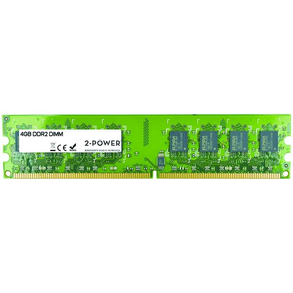 2-Power 4GB DDR2 800MHz DIMM Memory - replaces 2PDPC2800UBMC14G