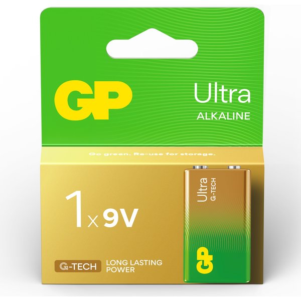GP Ultra G-Tech 9V Battery
