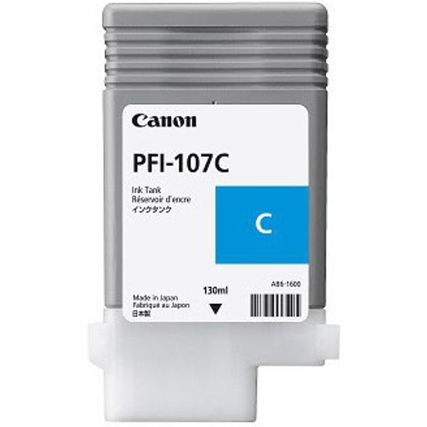 Canon 6706B001/PFI-107C Ink cartridge cyan 130ml for Canon IPF 670/680