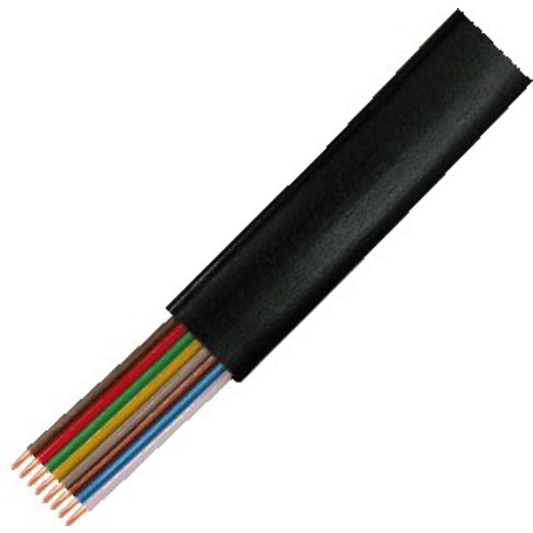 LogiLink CM08 telephone cable 100 m Black