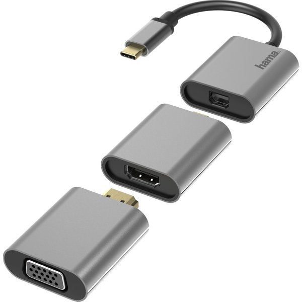 Hama 00200306 USB graphics adapter 4096 x 2160 pixels Grey