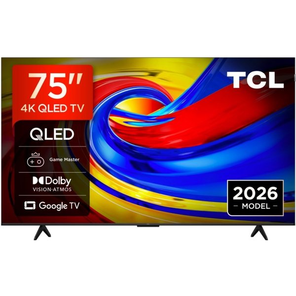 TCL 75P7L-UK 75" QLED 4K Smart TV Ultra Large 75 Inch HDR Googl