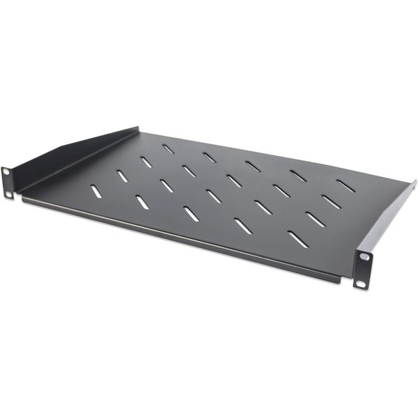 Intellinet 19" Cantilever Shelf 1U Shelf Depth 350mm Vented Max 25kg Black Three Year Warranty