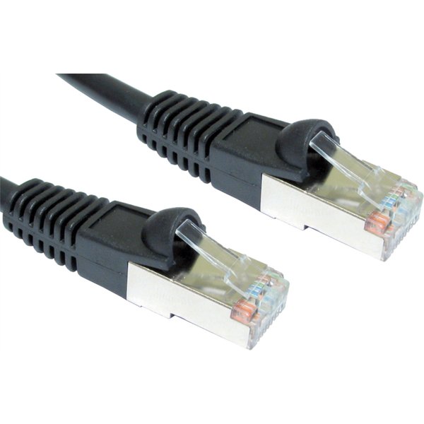 Cables Direct B5ST-303K networking cable Black 3 m Cat5e F/UTP (FTP)