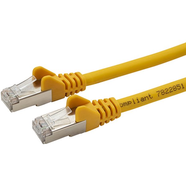 connektgear 10m RJ45 CAT6a SSTP Stranded Flush Moulded LS0H Network Ca