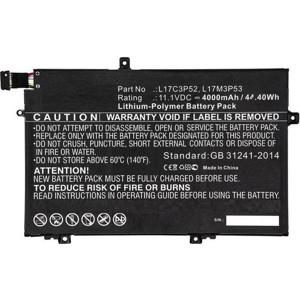 CoreParts FRU01AV463-CP laptop spare part Battery