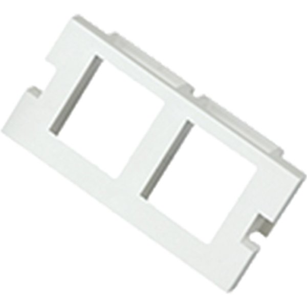 Cablenet 2 Port Keystone Housing (25mm x 50mm) White