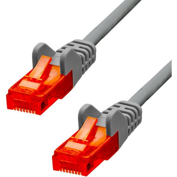 ProXtend CAT6 U/UTP CCA PVC Ethernet Cable Grey 7M