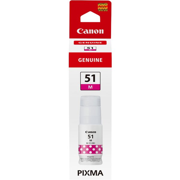 Canon 4547C001/GI-51M Ink bottle magenta. 7.7K pages 70ml for Canon Pi
