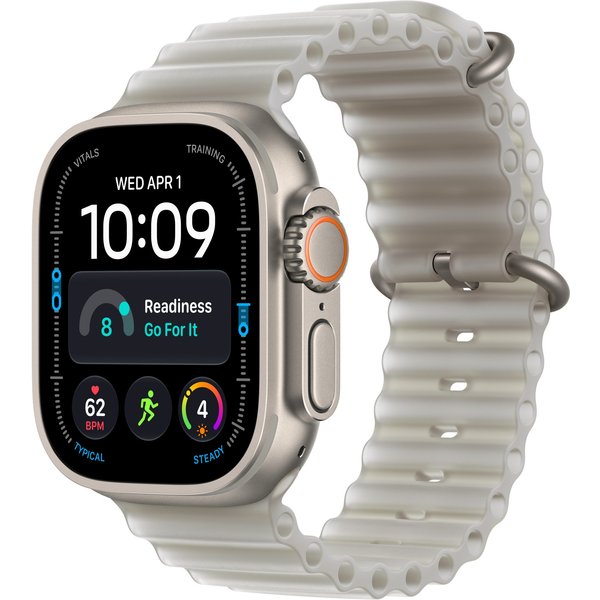 Apple Watch Ultra 4 GPS + Cellular 49mm Natural Titanium Case with Tra