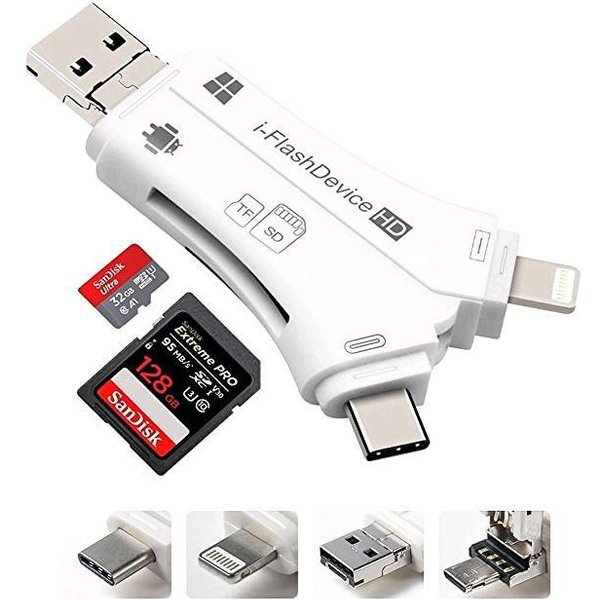 CoreParts MMUSB-UNI-ADAPTER USB flash drive White