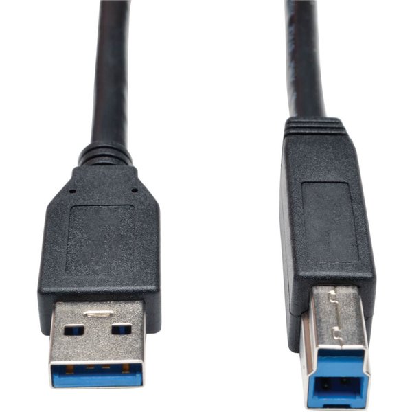Tripp Lite U322-010-BK USB 3.2 Gen 1 SuperSpeed Device Cable (A to B M/M) Black, 10 ft. (3.05 m)