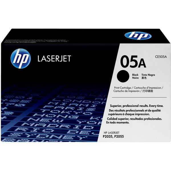 HP CE505A/05A Toner cartridge black. 2.3K pages ISO/IEC 19752 for HP L