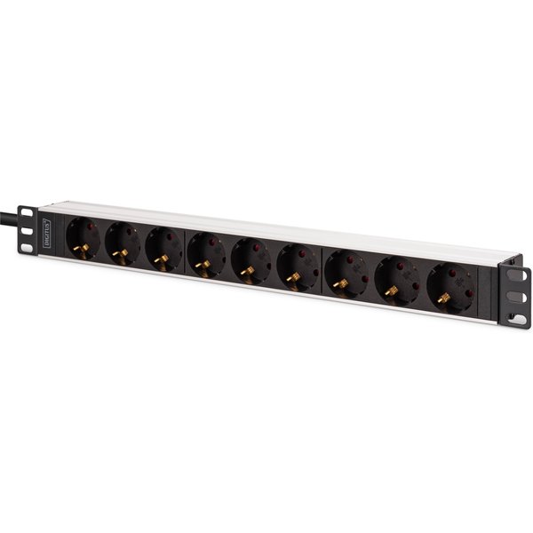 Digitus DN-95440 power distribution unit (PDU) 9 AC outlet(s) 1U Black