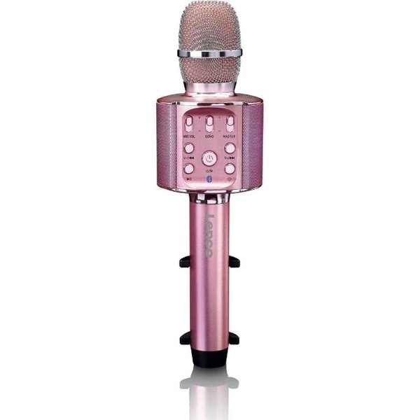 Lenco BMC-090 Pink Karaoke microphone