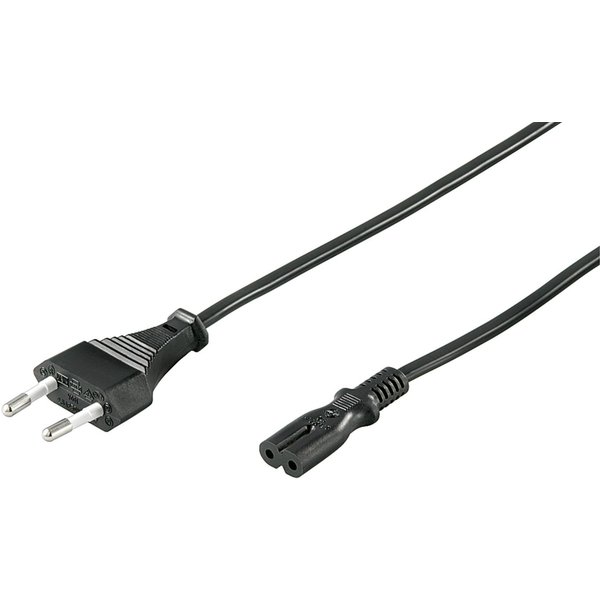 Microconnect PE030718 power cable Black 1.8 m Power plug type C C7 cou