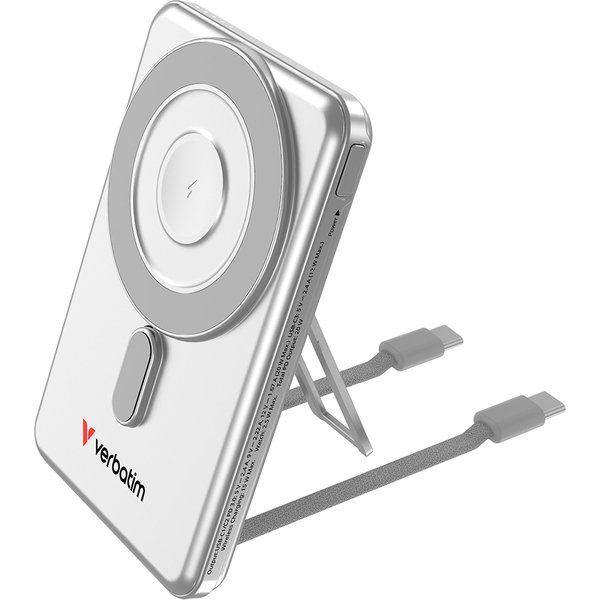 Verbatim Charge'n'Go 2C Power Bank 5000 mAh Silver