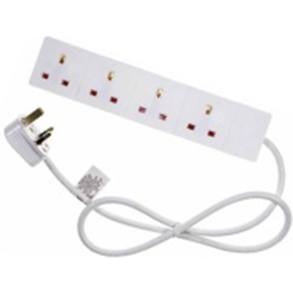 Target ELEC4WAY2M power extension 2 m 4 AC outlet(s) Indoor White