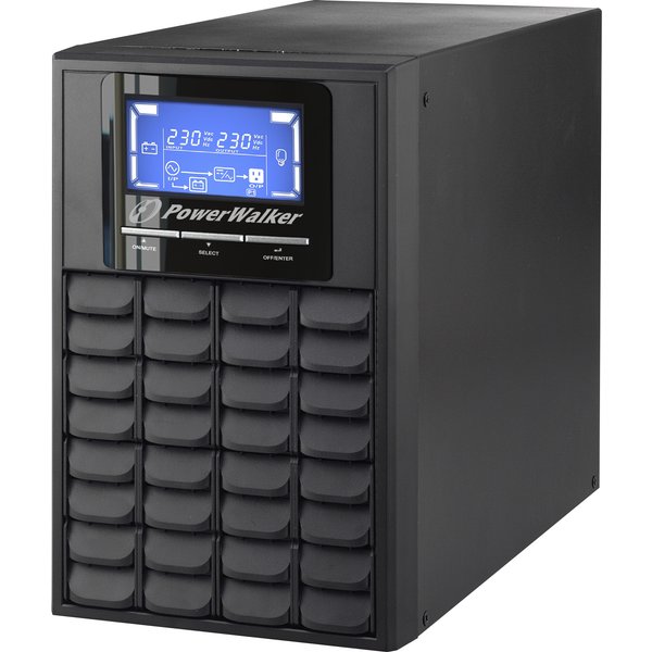 PowerWalker VFI 1000C LCD uninterruptible power supply (UPS) Double-co