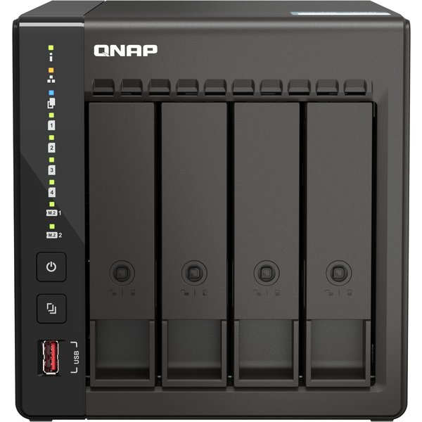 QNAP TS-453E NAS Tower Intel® Celeron® J6412 8 GB 0 TB QNAP QTS Black