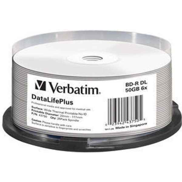Verbatim DataLifePlus BD-R 50 GB 25 pc(s)