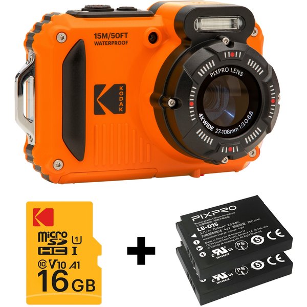 Kodak PIXPRO WPZ2OG6 digital camera 1/2.3" Compact camera 16.76 M