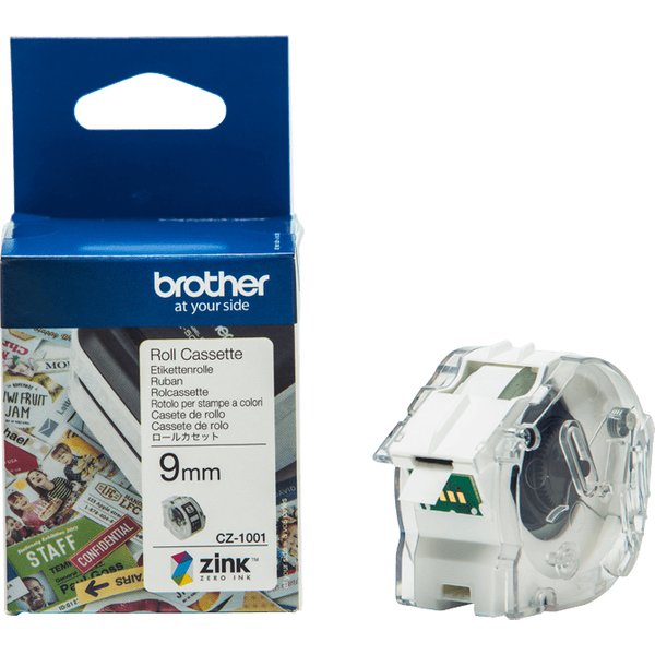 Brother CZ-1001 DirectLabel-etikettes 9mm x 5m for Brother VC 500