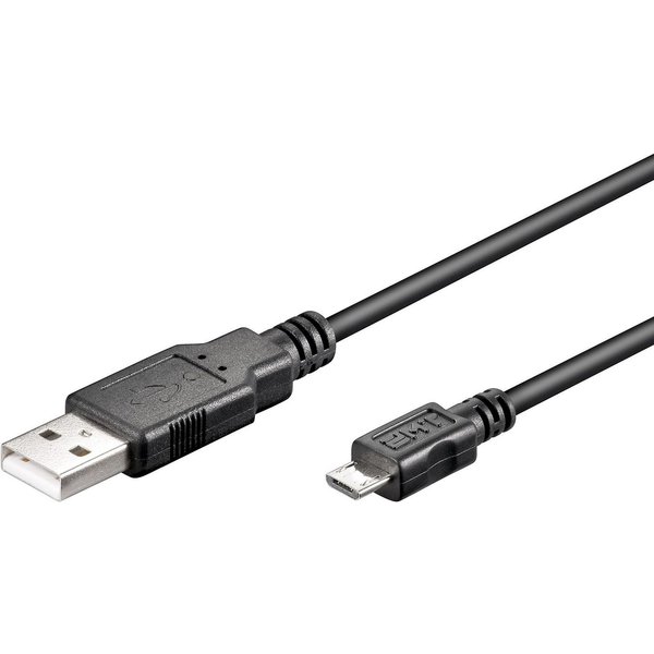Microconnect USBABMICRO18 USB cable USB 2.0 1.8 m USB A Micro-USB B Bl