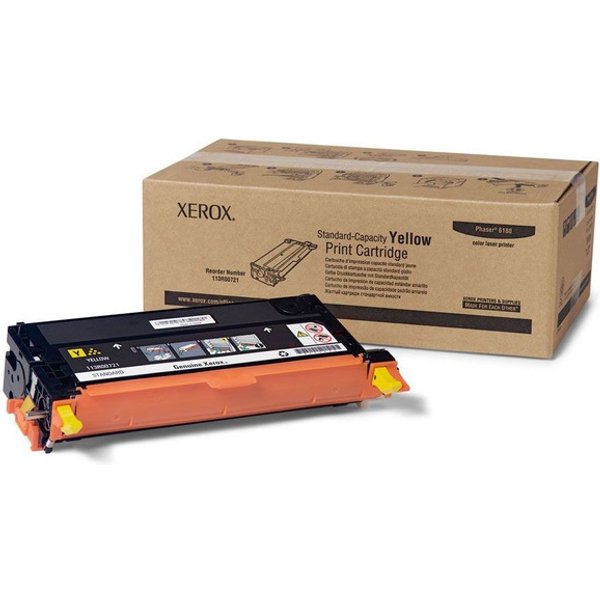 Xerox 113R00721 Toner cartridge yellow. 2K pages/5% for Xerox Phaser 6